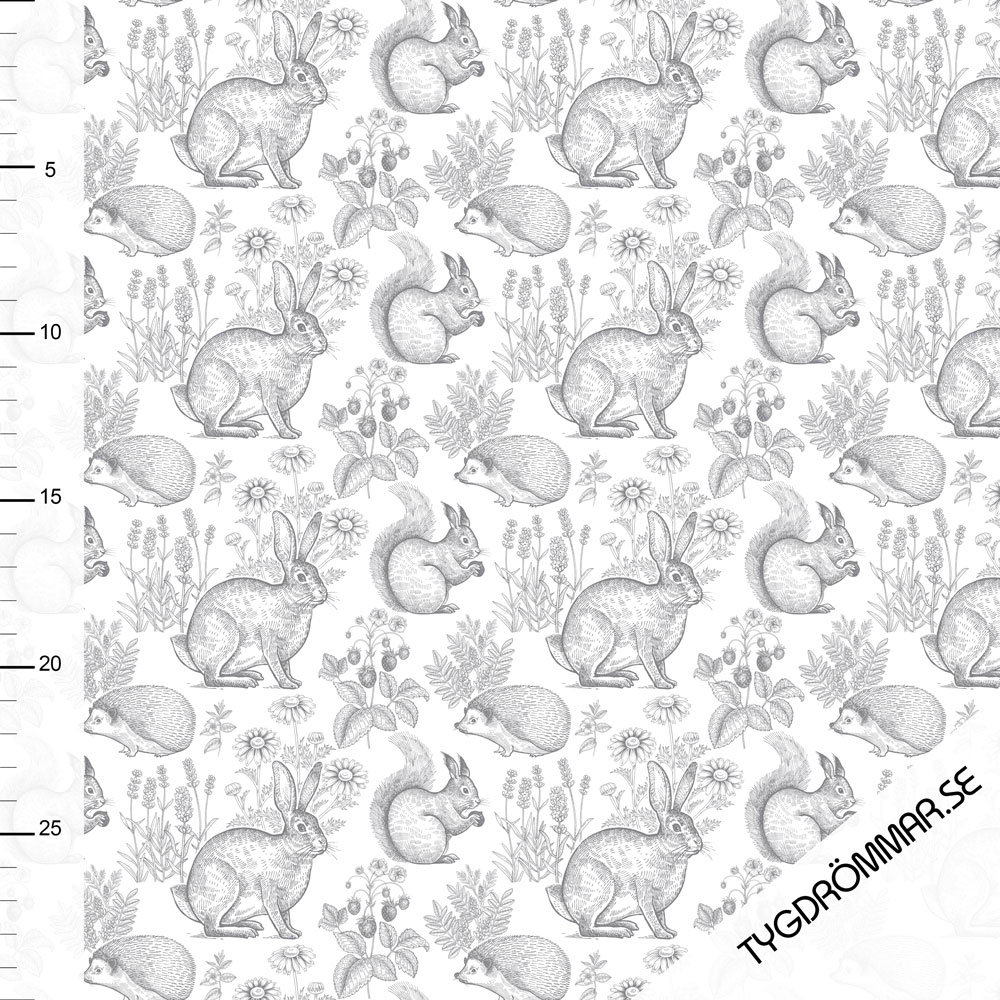 SWEET ANIMALS RIBBED - GRAY - 2