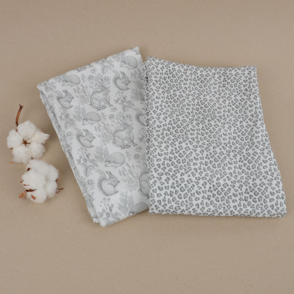 SWEET ANIMALS RIBBED - GRAY - 3