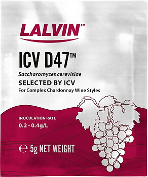 100-pack, Lalvin ICV D47, 5 g