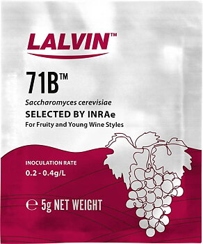100-pack, Lalvin 71B, 5 g