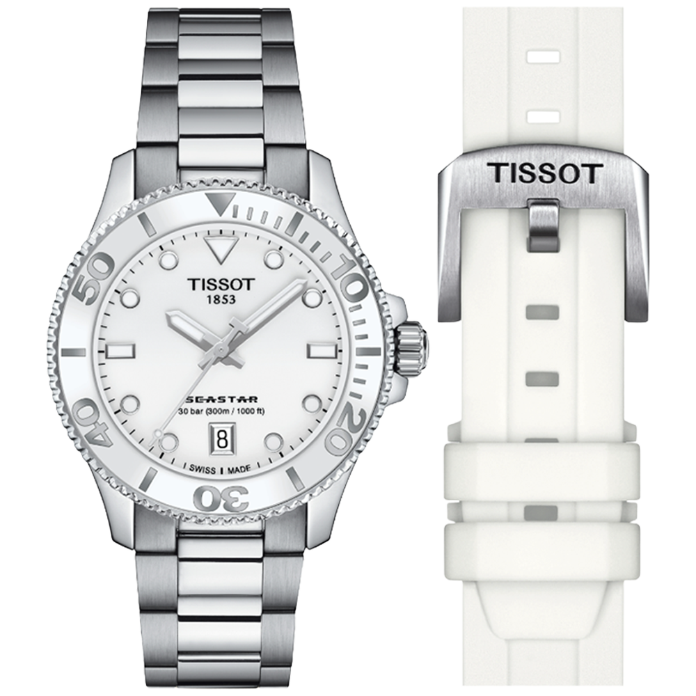 Tissot T120.210.11.011.00 Tissot Seastar 1000 36 vit 