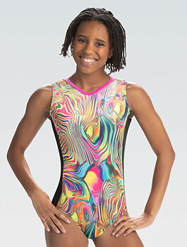 Paint Swirl Workout Leotard