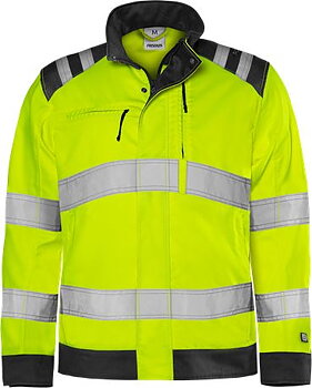 Fristads VARSELJACKA GREEN 4067 GPLU, KLASS 3