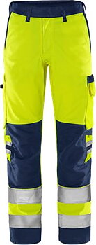 Fristads VARSELBYXA GREEN 2651 GPLU, KLASS 2