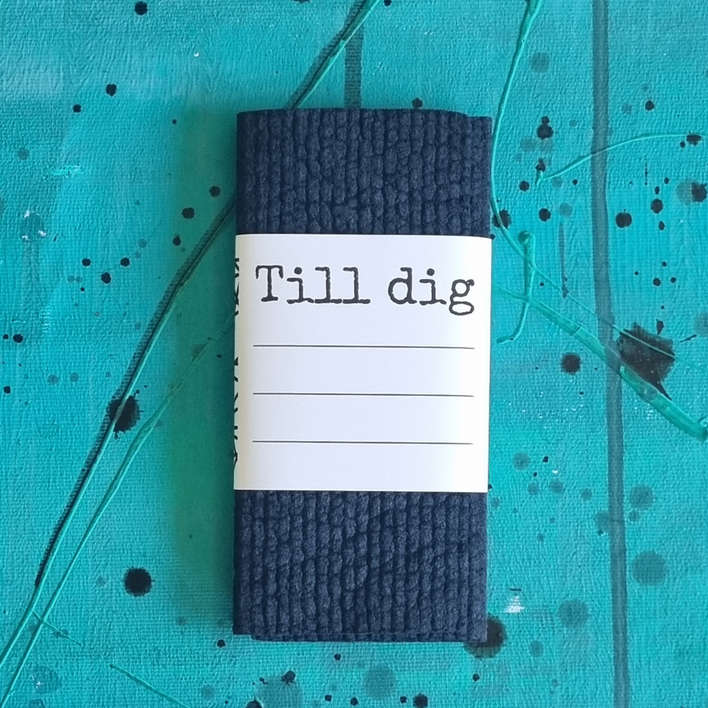 black dishcloths TILL DIG 2-pack