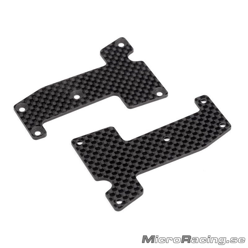 DEAL* HB RACING - Woven Graphite Arm Covers, Front 