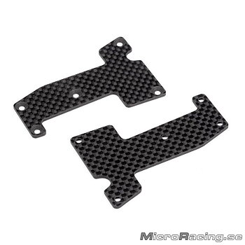 DEAL* HB RACING - Woven Graphite Arm Covers, Front 