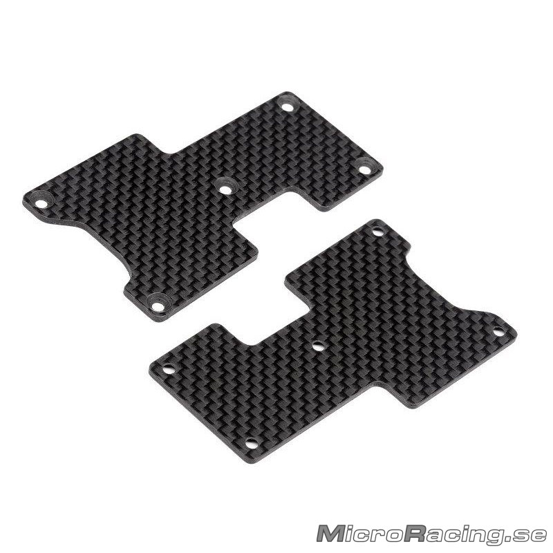 DEAL* HB RACING - Woven Graphite Arm Covers, Rear 