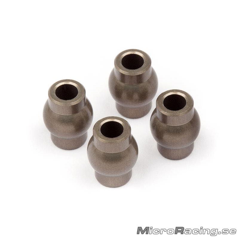 DEAL* HB RACING - Aluminium Kula 6.8x9x3mm, 4st