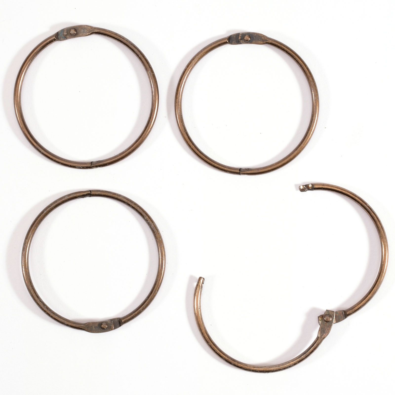 Vaessen - Book Binding Rings 50mm 12pcs Copper