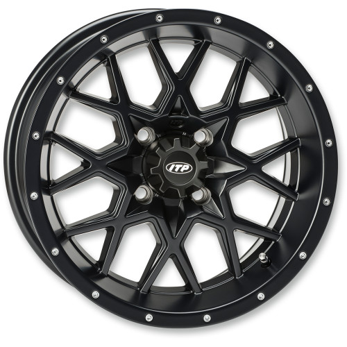 ATV/UTV Fälg 12x7 4/156 Svart Matte – ITP Hurricane 4+3