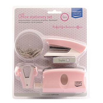 Vaessen - Stationery set Light Pink