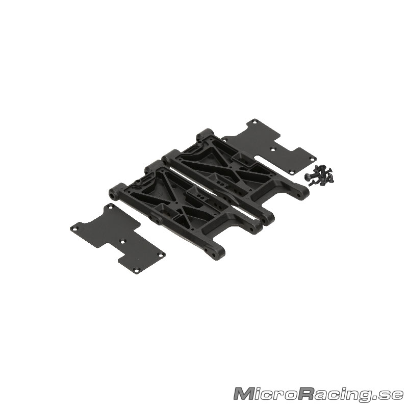 DEAL* HB RACING - Rear Suspension Arm Set, Hard - 2