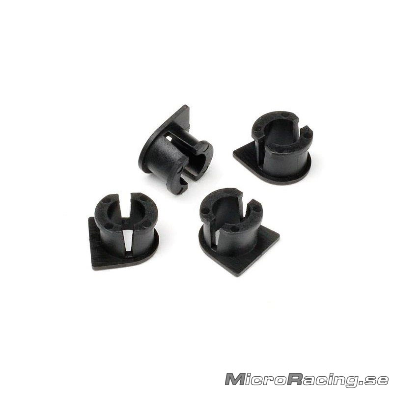 DEAL* HB RACING - Shock Cap Bushing, 4pcs