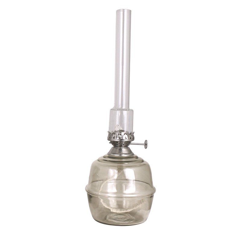 Fotogenlampa - Glas - Grå - 10