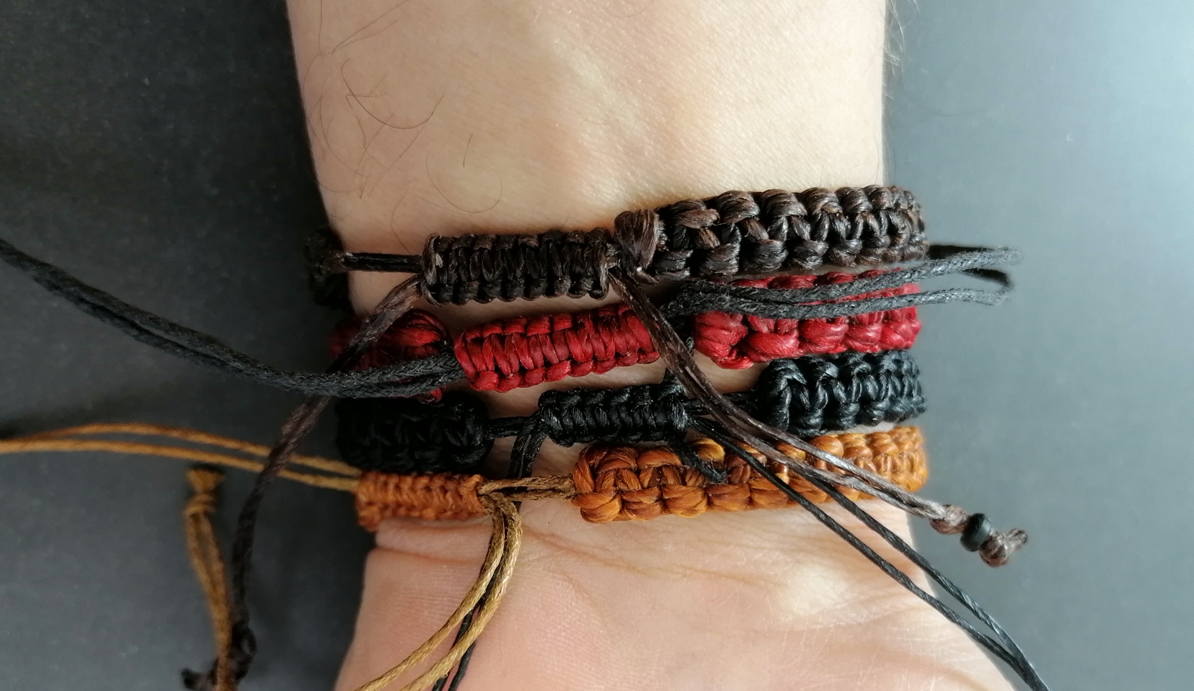 Vävd Armband  - 8 mm - 3
