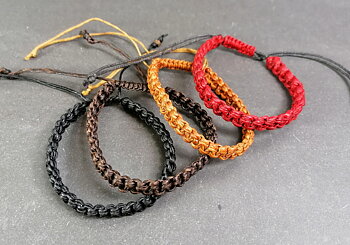 Vävd Armband  - 8 mm