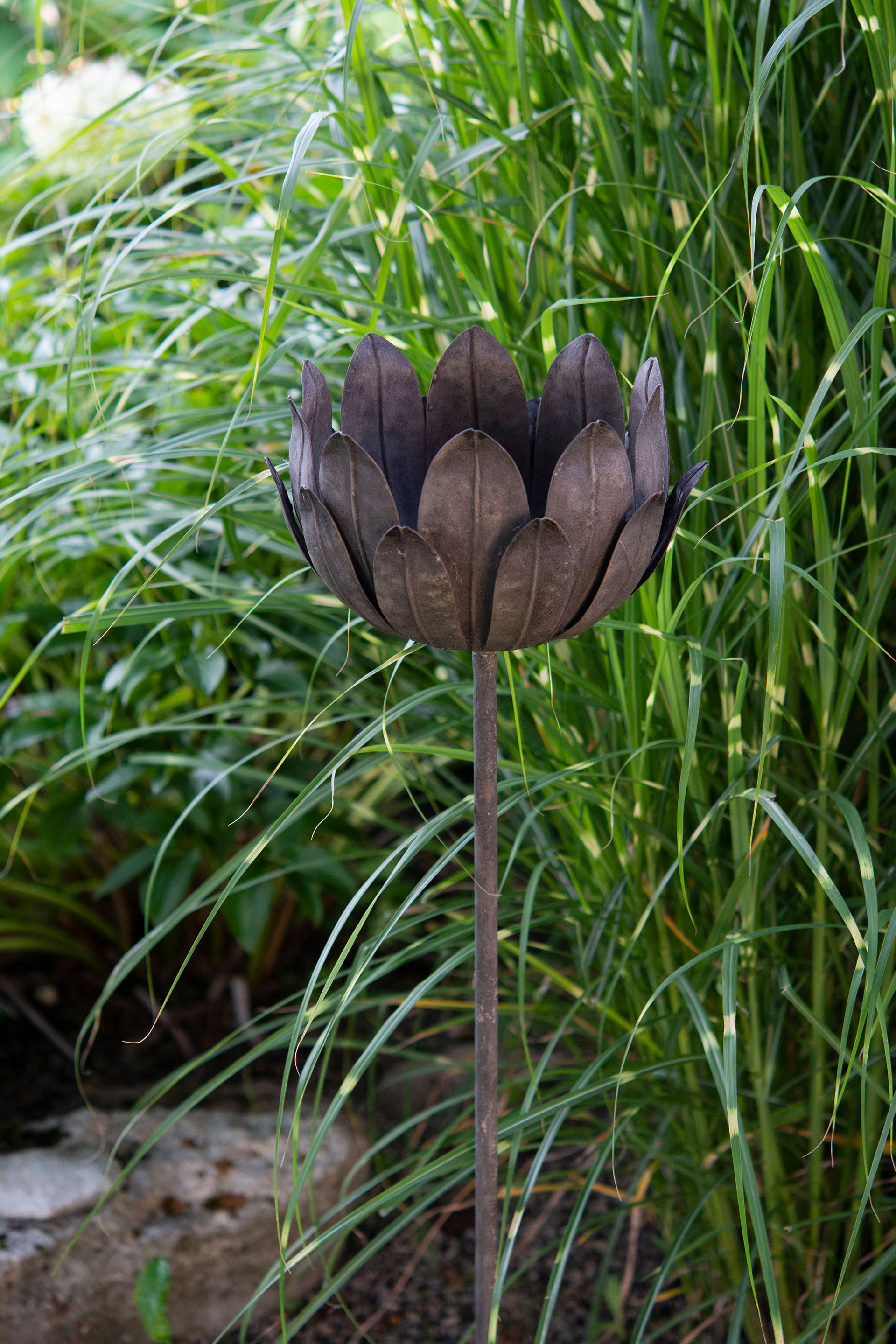 Marschallhållare blomma på pinne. 96 cm