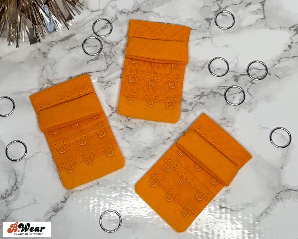 Hook & eye in Orange