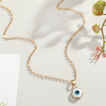 Halsband "Turkish Eye" med i 18K Guldplätering
