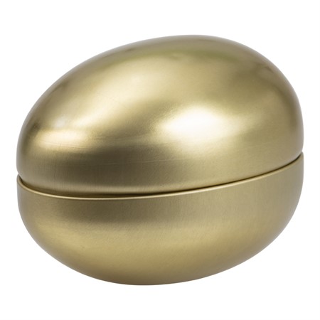 Påskägg Plåt Guld 15 cm   - 2