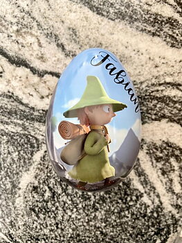 Påskägg med namn Mumin Vandraren  15 cm  