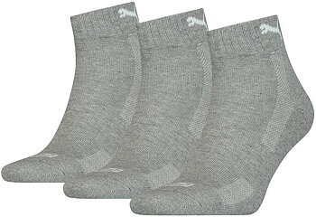  3-pack Puma pehmustetut Quarter-sukat