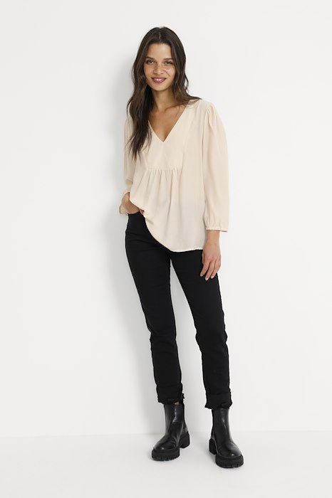 KAjojo Blouse Sand Dollar Kaffe - 3