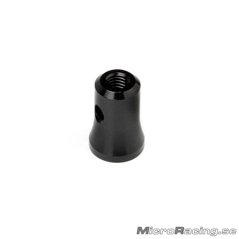 DEAL* HB RACING - Aluminum Exhaust Pipe Mount, Black