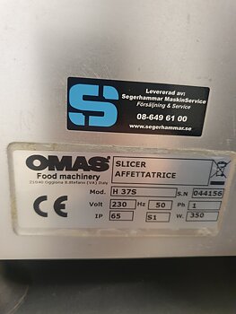 Skärmaskin OMAS H 37 S