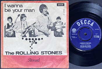 ROLLING STONES - I wanna be your man Danish PS 1963