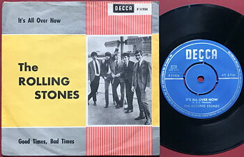 ROLLING STONES - It´s all over now Swe 1964 YELLOW PS