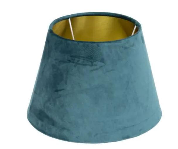 Skärm Sammet Petrol  25 cm