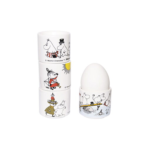 Äggkoppar Mumin 4 st i färg