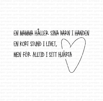 En mamma håller sina barn i handen..., Gummiapan, 