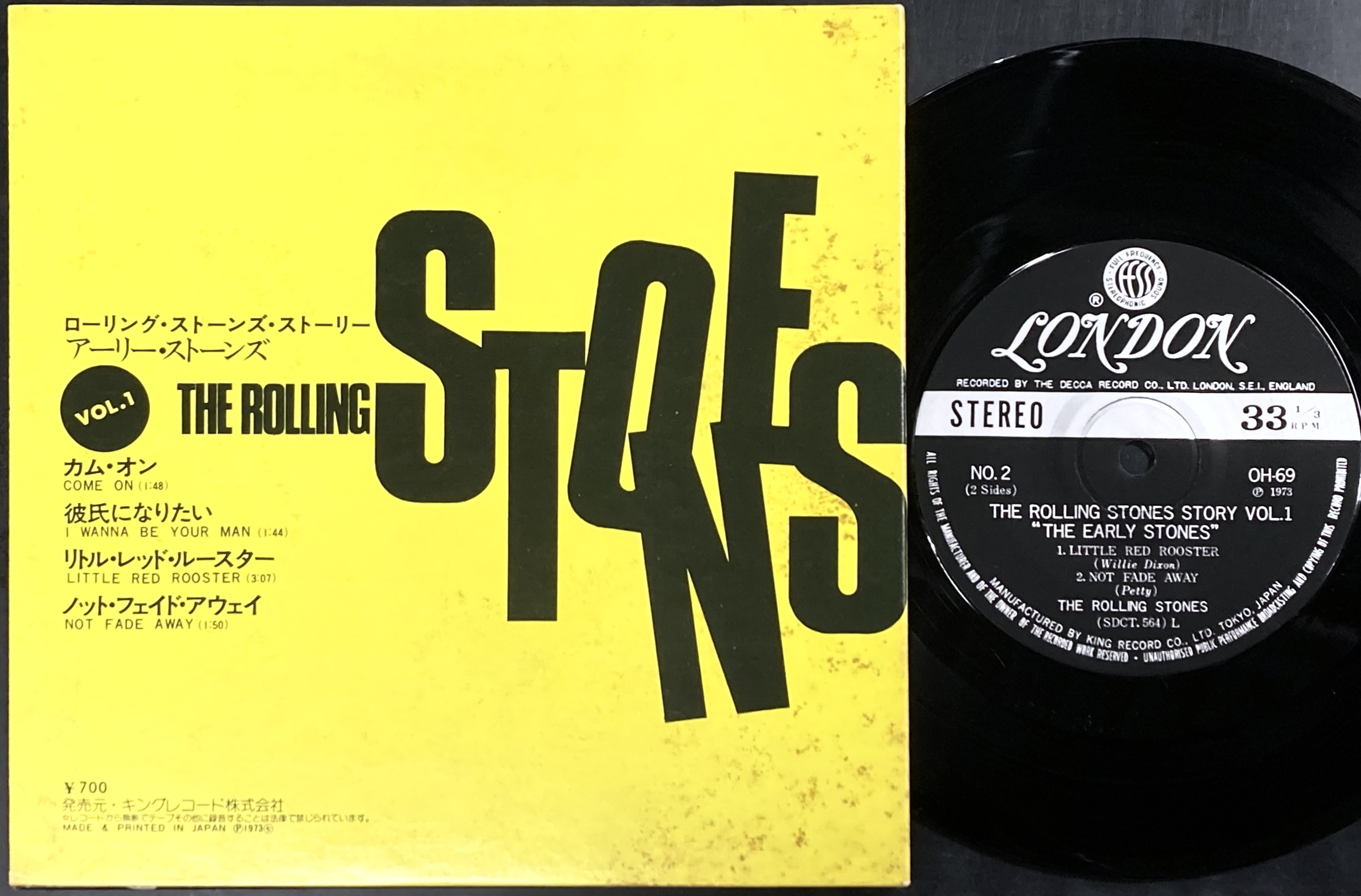 ROLLING STONES - Story Vol 1 / Early Stones Japan EP 1973 - 3
