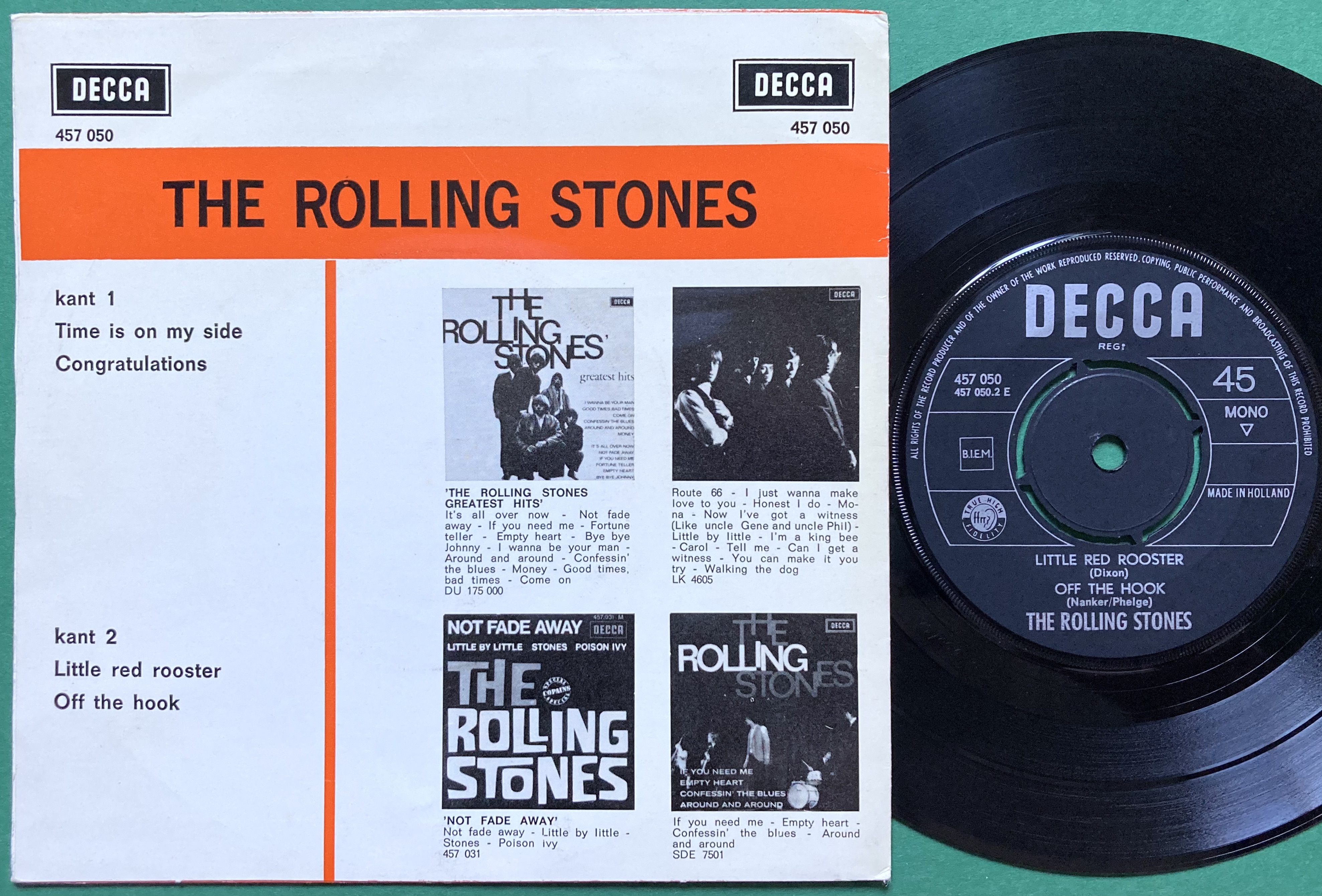 ROLLING STONES - Congratulations +3 Holland EP 1964 - 2