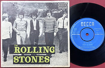 ROLLING STONES - The last time +3 MATTE cover Swe EP 1965
