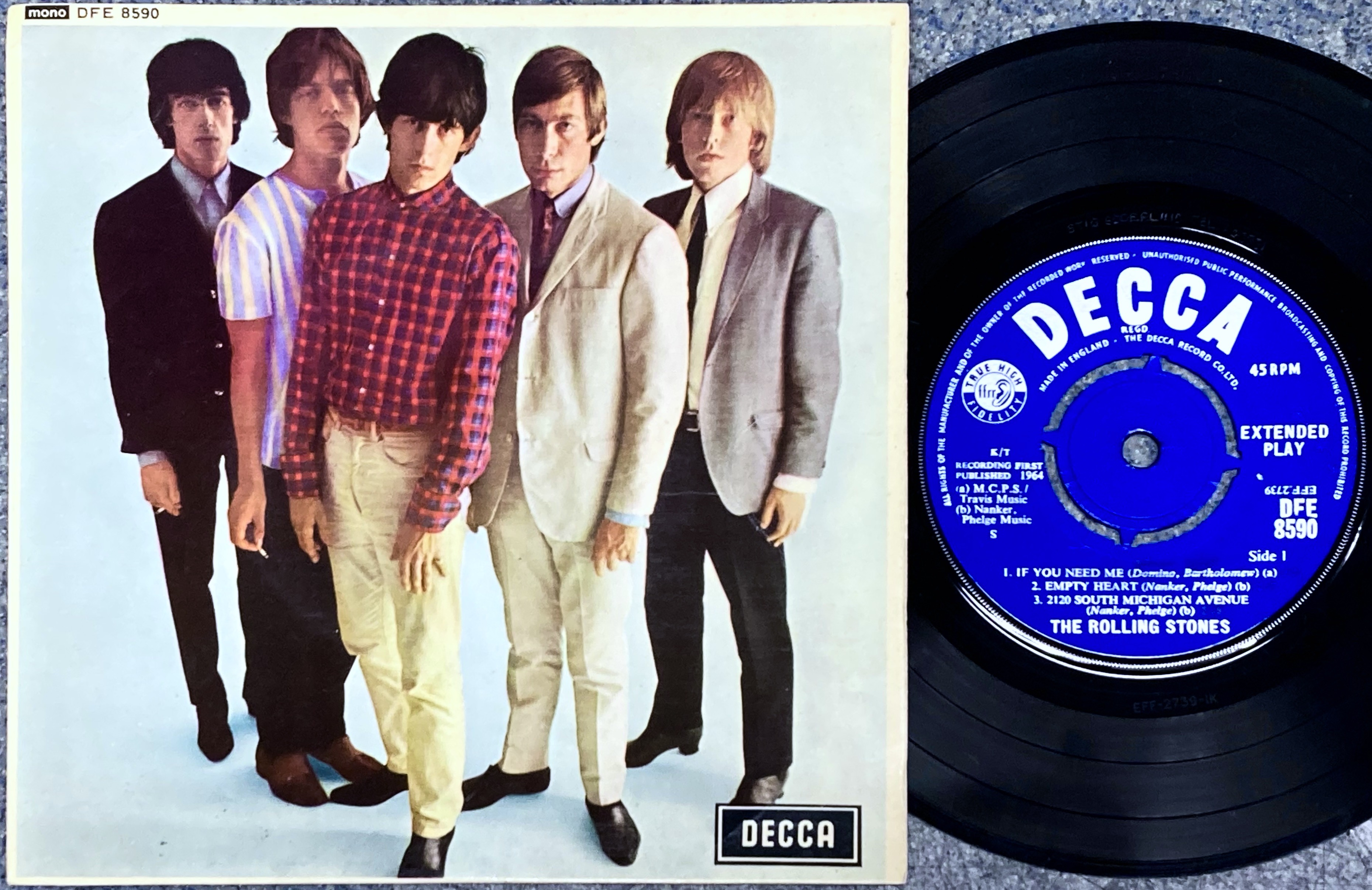 ROLLING STONES - Five by five UK EP 1964