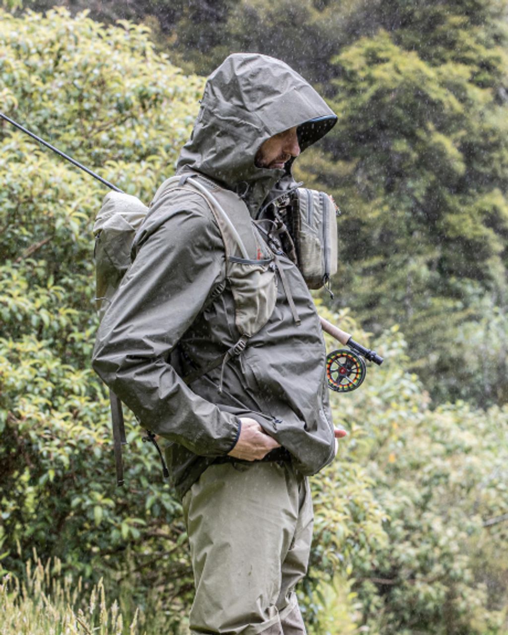 Simms Flyweight Shell Jacket Dark Stone - Wittlock Sportfiske