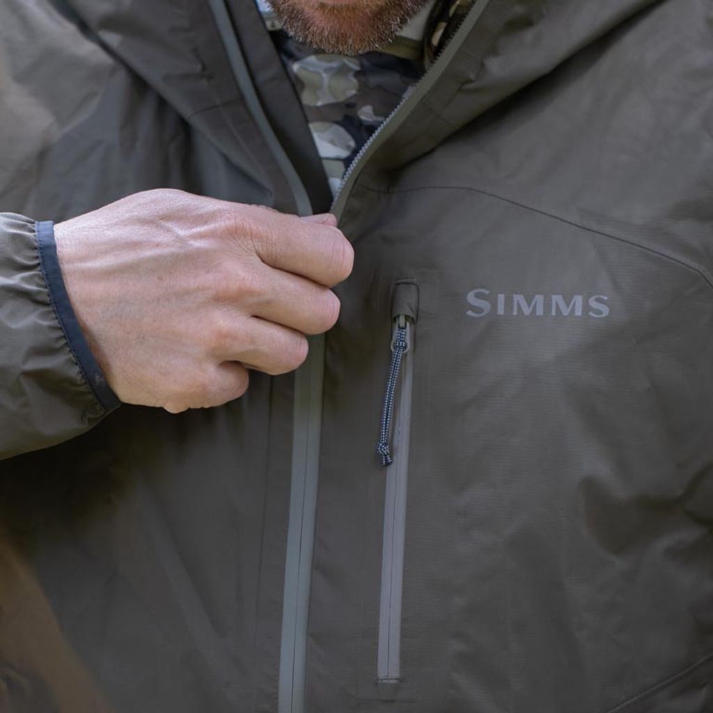 Simms Flyweight Shell Jacket Dark Stone - 4