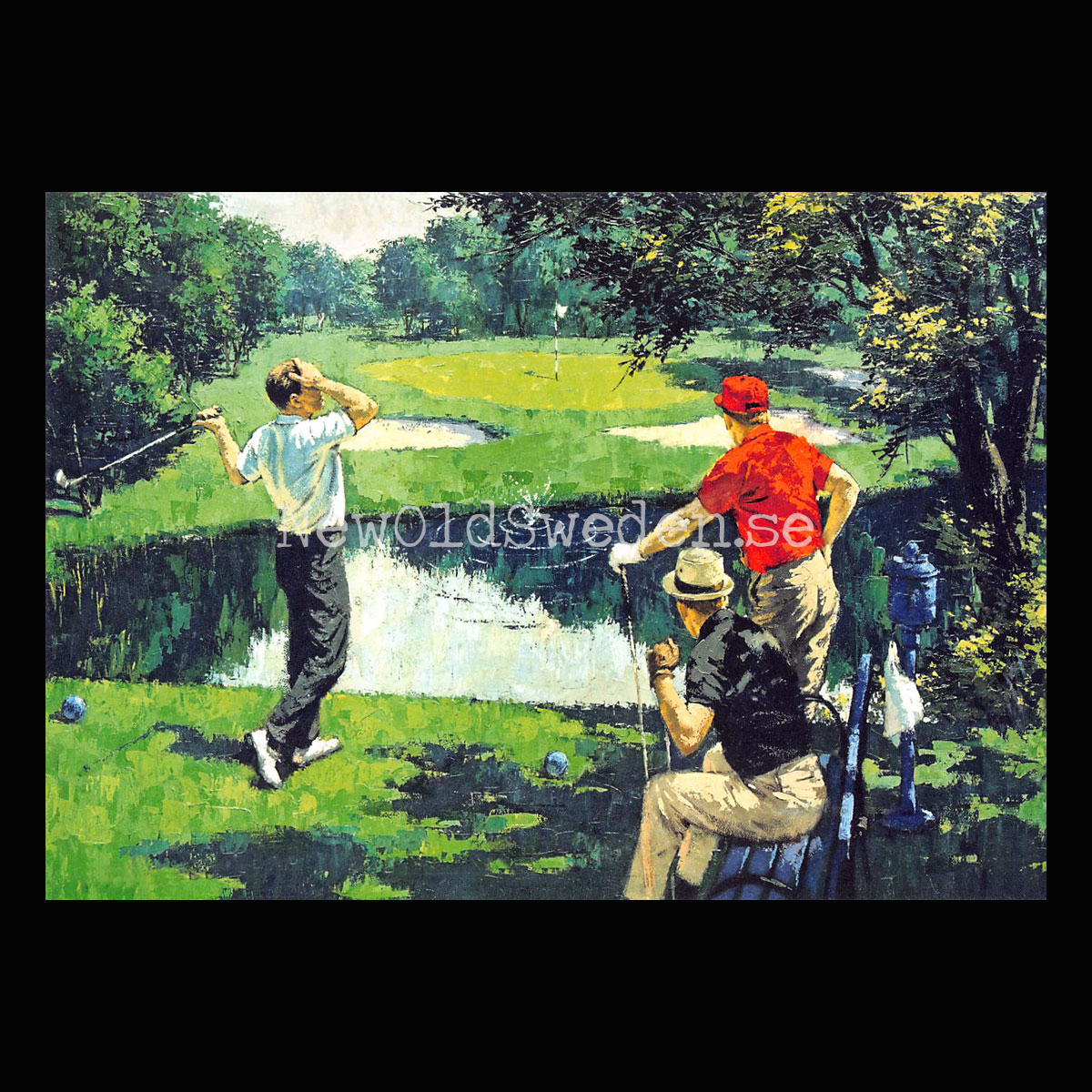 Golf - Vykort A5