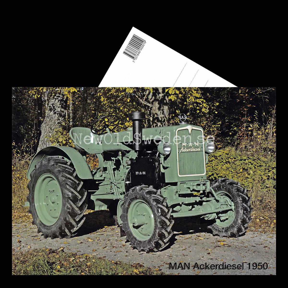 MAN Ackerdiesel - 1950  - Vykort A5 - 3