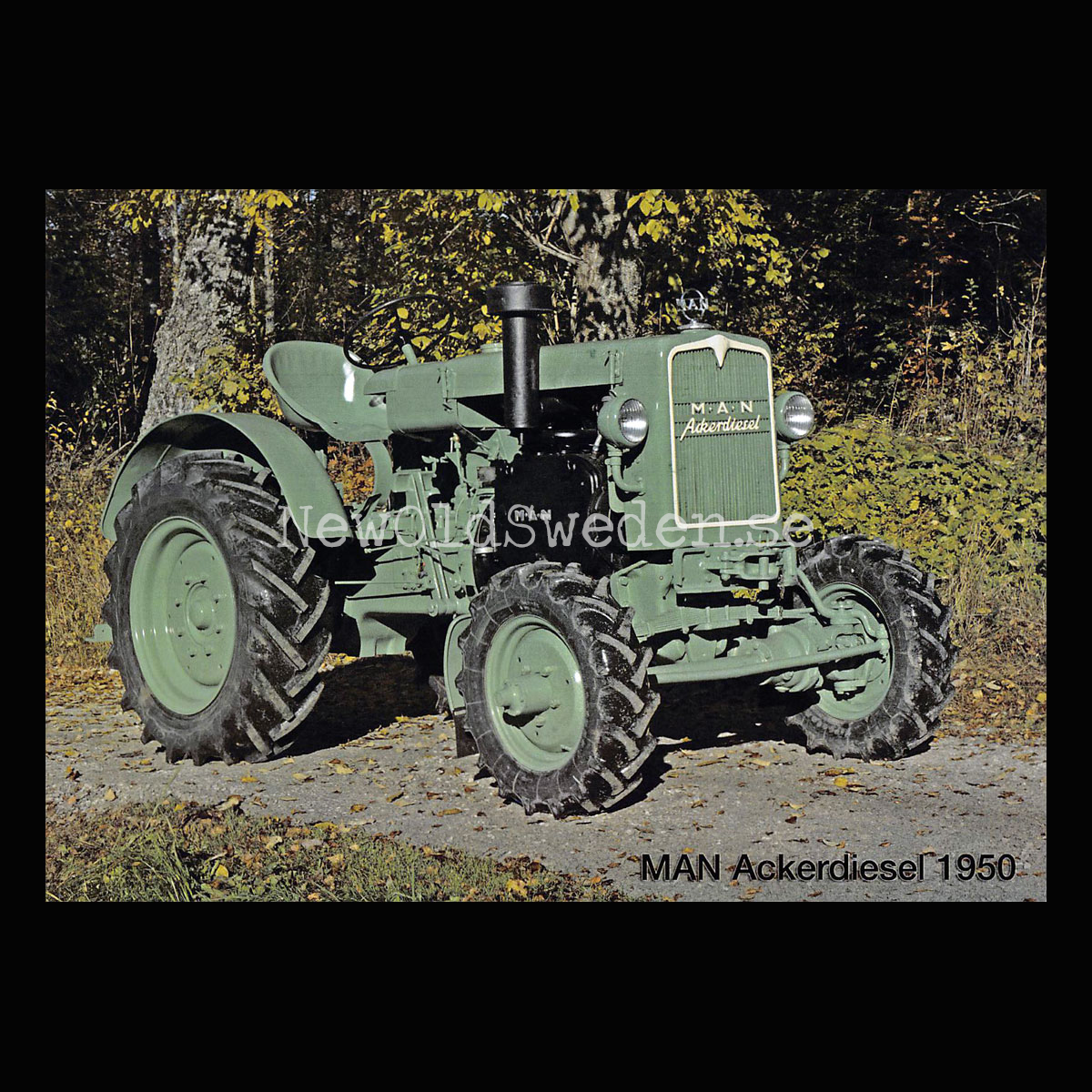 MAN Ackerdiesel - 1950  - Vykort A5