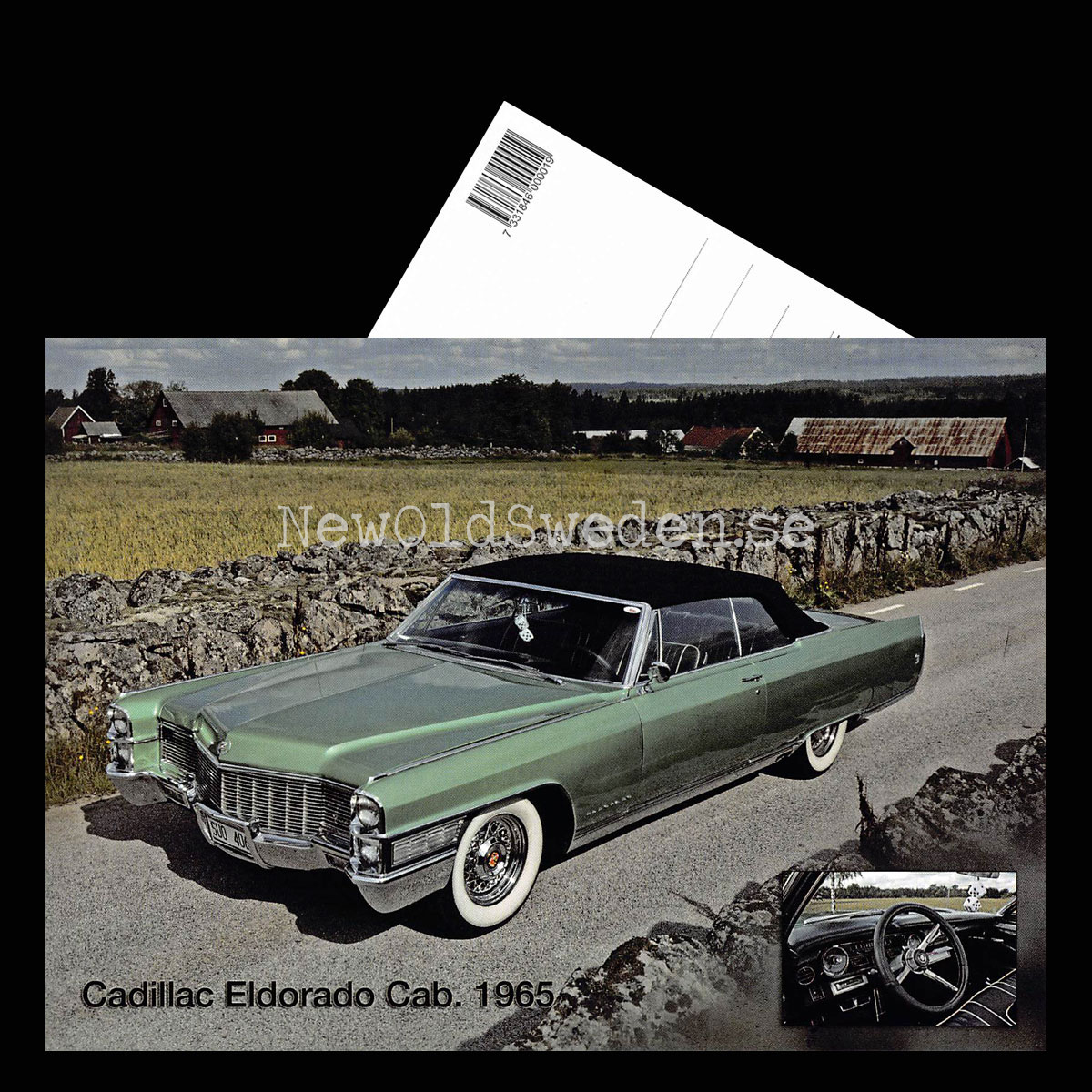 Cadillac Eldorado Cab. 1965 - Vykort A5 - 3