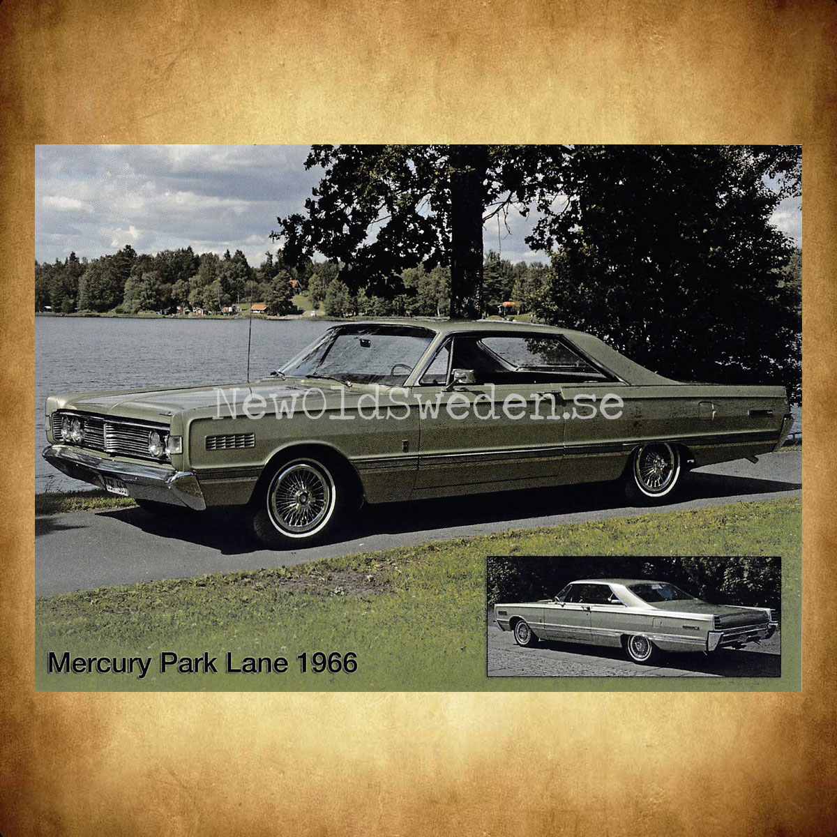 Mercury Park Lane - 1966 - Vykort A5 - 2