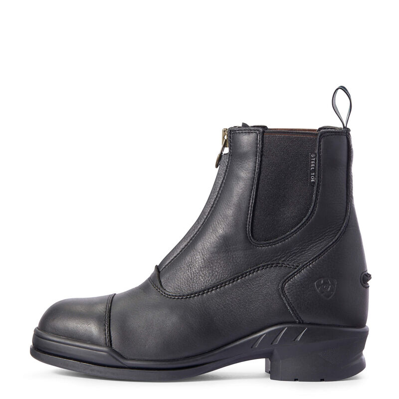 Ariat ridsko Heritage zip steel toe svart dam - 2