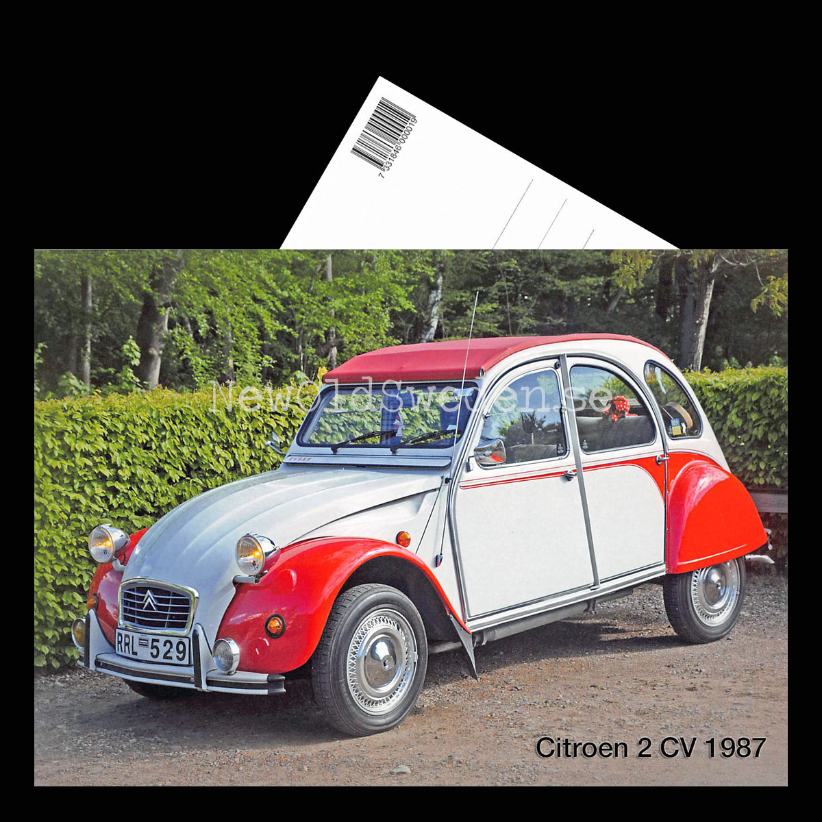 CITROËN 2 CV - 1987 - Vykort A5 - 3