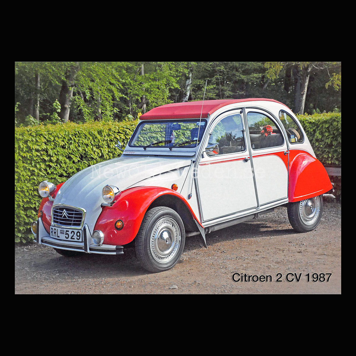 CITROËN 2 CV - 1987 - Vykort A5