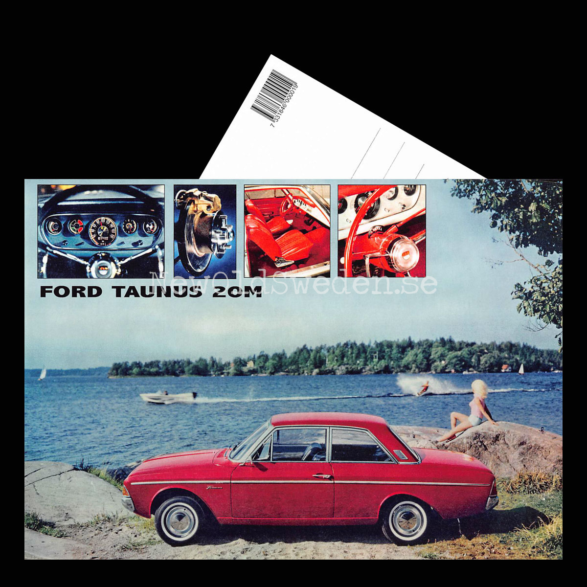 Ford TAUNUS 20M - Vykort A5 - 3